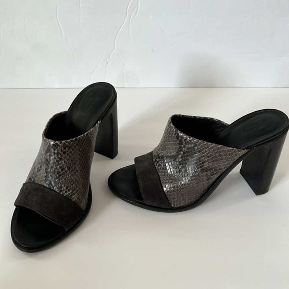 Rag & Bone Python Tristan Suede Snake-Embossed Le… - image 6